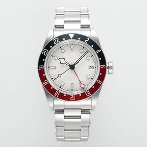 Montre mécanique de luxe avec cadran de 41 mm, boîtier en saphir, aiguilles, bracelet en alliage d'acier inoxydable, étanche 30 bars, fermoir caché, Shanghai - Product Image 1