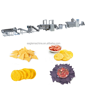 Línea de maquinaria de procesamiento de alimentos y bocadillos fritos extruidos industriales populares - Product Image 2