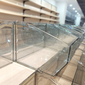 좋은 품질의 슈퍼마켓 투명 식품 박스 대용량 사탕 진열 박스 스낵 선반 플라스틱 박스 - Product Image 1