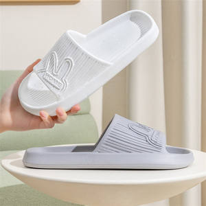 Zapatillas de mujer para hombre, zapatillas suaves básicas para dormitorio interior, zapatos antideslizantes para el hogar - Product Image 2