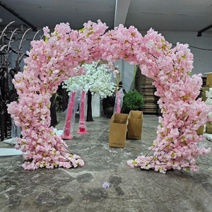 Árboles <span class=keywords><strong>de</strong></span> Flores <span class=keywords><strong>de</strong></span> Cerezo Artificiales <span class=keywords><strong>de</strong></span> Seda, Arco <span class=keywords><strong>de</strong></span> Flores <span class=keywords><strong>de</strong></span> Sakura para Decoración <span class=keywords><strong>de</strong></span> Bodas en Interiores y Exteriores, Arco Floral Artificial para Bodas - Product Image 6