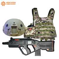 Sistema de juego multijugador de pistolas y chalecos de laser tag de grado comercial al por mayor