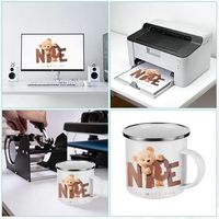 SCCFMM 10 pièces Tasses à sublimation vierges en émail avec rebord argenté, 11 oz, pour café chaud et glacé, avec poignée, pour cadeau personnalisé