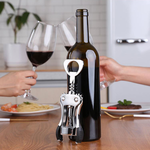 Abridor de Botellas Multifuncional de Acero Inoxidable para Vino y Cerveza, Cuchillo para Vino Tinto con Sacacorchos para Uso Doméstico - Product Image 3
