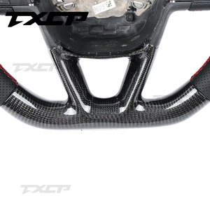 Compatible avec Seat Leon <span class=keywords><strong>Cupra</strong></span> 2013-2019 Mk3 2017 Arona/2016-2017 Ateca/2018 <span class=keywords><strong>Tarraco</strong></span>/2015 Toledo Volant en fibre de carbone véritable - Product Image 5
