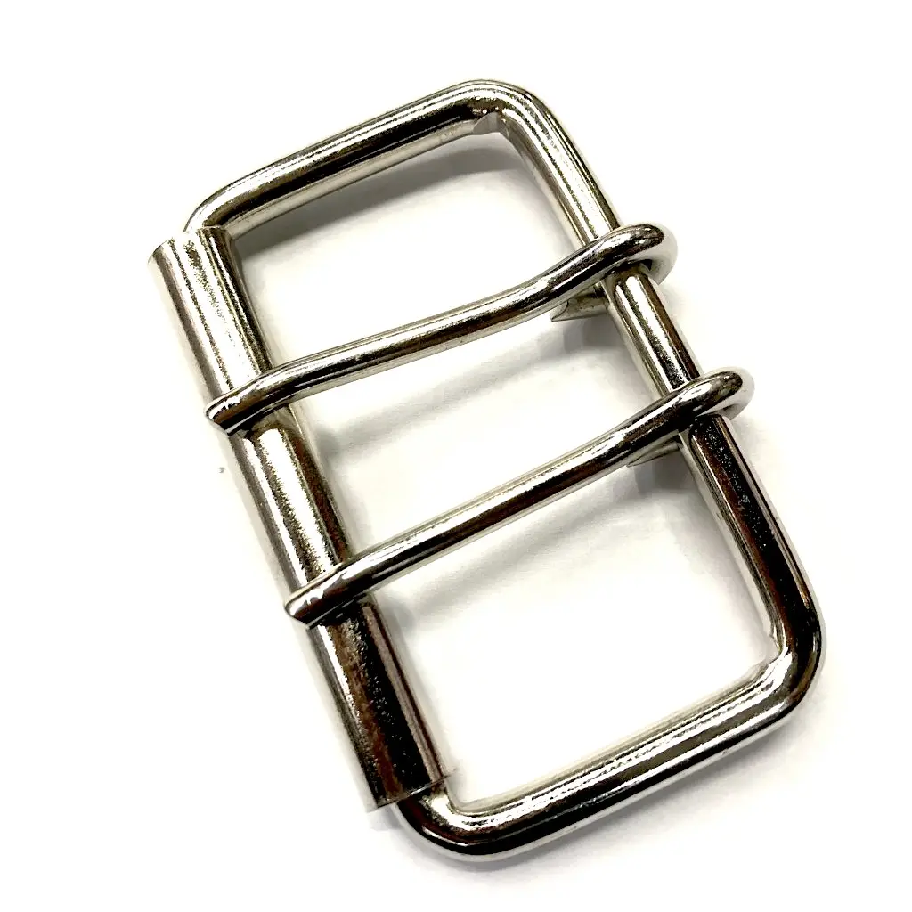 6.5cm Pin Belt Buckle Iron Metal Buckle Manufacturers Silver Color Custom White Accessories OEM