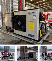Chauffe-eau à pompe à chaleur air-eau haute efficacité 8 kW - 100 kW, technologie DC Inverter EVI, R410A, acier inoxydable, certifié CE ISO