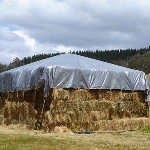 Bâche PE 120G/M2 Argentée/Noire pour usage extérieur, idéale pour tentes et couvertures, petite bâche imperméable pour extérieur - Product Image 6