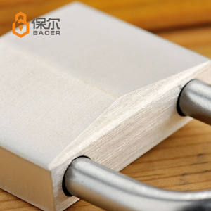 KEEPER AL3200 Buena calidad Demanda activa Cerradura impermeable Cilindro de aluminio y llave de latón Candado DE SEGURIDAD plateado rombal - Product Image 4