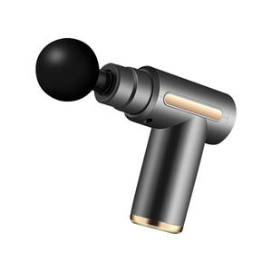 Mini pistola de masaje eléctrica de mano portátil con 4 cabezales, masajeador muscular de cuerpo profundo con vibración, potenciador deportivo - Product Image 1