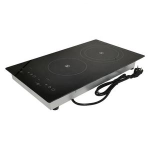 Cuisinière en céramique à deux brûleurs intégrée, boîtier métallique de 20,08 pouces, 220V 3400W - Product Image 2