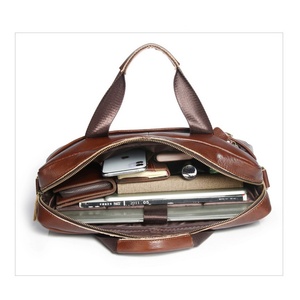 Couche de couverture de <span class=keywords><strong>documents</strong></span> en cuir véritable pour hommes Sac officiel en cuir de vachette Sac d'<span class=keywords><strong>ordinateur</strong></span> transfrontalier européen <span class=keywords><strong>et</strong></span> américain de 16 pouces pour hommes - Product Image 4