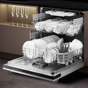 Встроенная посудомоечная машина <span class=keywords><strong>18</strong></span> мест настройки большой емкости для дезинфекции сушки Тихая для домашней кухни Европа США дизайн - Product Image 4