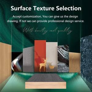 Panneau en mélamine à texture 3D en chêne de Charente ZD pour la décoration intérieure, contreplaqué de qualité pour meubles - Product Image 5