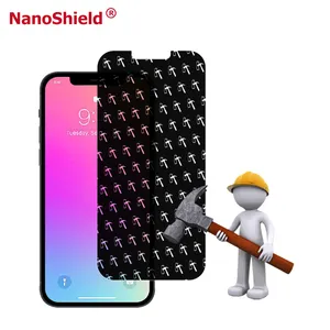 Hammer Anti Shock Explosion Screen Protector For iPhone X 11 12 13 14 15 High Transparent nano 9H Protective Film