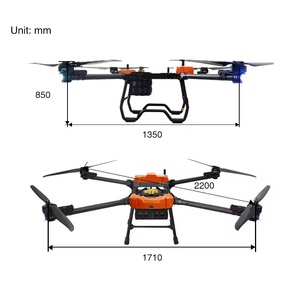 Dron de transporte médico de largo alcance plegable THEA 220MP de gran oferta para suministros de entrega y despliegue - Product Image 2
