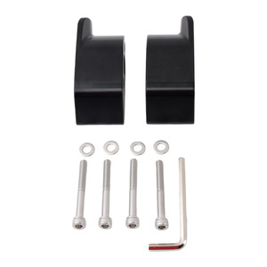 Rear <b>Wing</b> Lift Pad Kit For Subaru Brz 2017 2018 2019 2020 Aluminum Alloy <b>Black</b> Spoiler <b>Wing</b> Mounting Hardware - Product Image 3