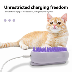 Spazzola Elettrica Pieghevole per Rimozione Peli di Cani e Gatti, Pettine Spray a Vapore, Spazzola di Bellezza Universale per Massaggio - Product Image 4