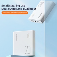 Offre Spéciale Mini Power Bank Portable 2 USB 10000mAh 20000mAh Haute Capacité Sortie 5W pour l'Extérieur