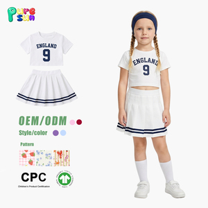 Puresun Top Factory <span class=keywords><strong>Abbigliamento</strong></span> Sportivo Personalizzato per Ragazze, Set in Cotone Morbido 100% per Squadre <span class=keywords><strong>di</strong></span> Calcio, Collezione Mondiale <span class=keywords><strong>di</strong></span> Calcio 2026 - Product Image 2