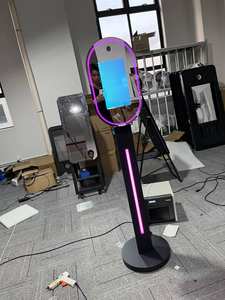 Photomaton portable populaire avec écran tactile de 13,3 pouces, mini PC intégré, appareil photo compatible SLR I5, miroir pour fête, mariage - Product Image 4