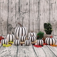 Duurzame kunstmatige pompoen van plastic in meerdere kleuren, realistisch, voor woonkamer, bruiloft, Halloween, Thanksgiving decoratie