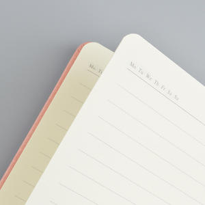 สมุดบันทึกธุรกิจหนังพรีเมียม A5 ไร้สาย เข้าเล่มแบบเย็บกี่ ปกอ่อน พกพาสะดวก สมุดโน้ตสำนักงาน พิมพ์ดิจิทัล สำหรับโปรโมชั่น - Product Image 4