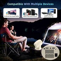 Mini projecteur portable B10 HD 720P 1080P 4K compatible HDMI, projecteur vidéo pour home cinéma, projecteur électronique LED LCD.