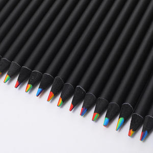 Chất Lượng Cao 7 Trong 1 Gỗ Màu Đen Hỗn Hợp Vẽ Cầu Vồng 4Mm Bút Chì Màu 12Pcs Màu Bút Chì Thiết Lập Cho Màu Và Phác Thảo - Product Image 4