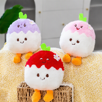 Vente en gros usine de poupées en peluche de dessin animé de 8 pouces, assortiment de jouets en peluche doux pour machine à griffes