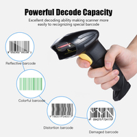 YHD-8200LB 1D Laser Bluetooth sans fil 3 en 1 lecteur de codes à barres lecteur de codes à barres portable pour l'inventaire de supermarché
