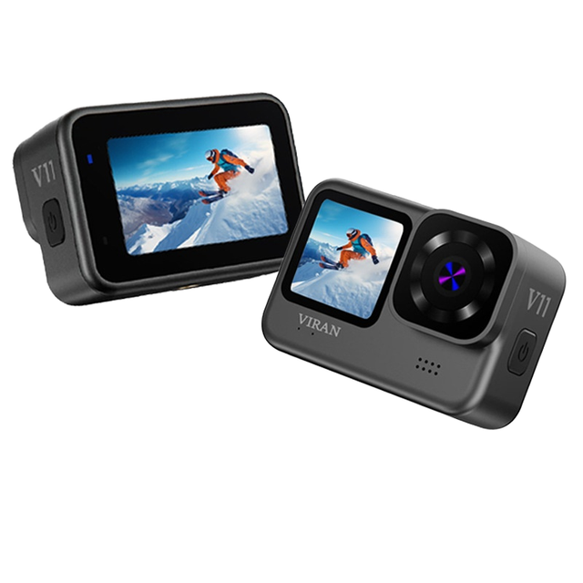4K High-Definition Dual-Color Touch Screen Sports Camera WIFI Interconnection EIS Anti-Shake Waterproof Features CMOS Imaging