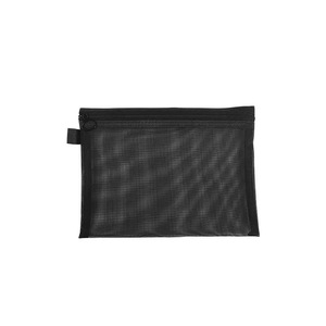 Bolsa de maquillaje de malla transparente, organizador de viaje portátil con cremallera para almacenamiento de cosméticos y uso en el baño - Product Image 2
