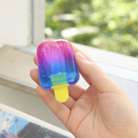 Jouet sensoriel anti-stress en silicone souple à montée lente, en forme de bâtonnet de glace ou de malt, très populaire sur TikTok