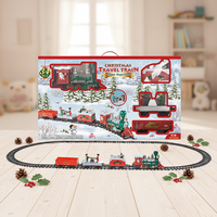 Circuit de train électrique, grande taille, en plastique, jouets pour enfants