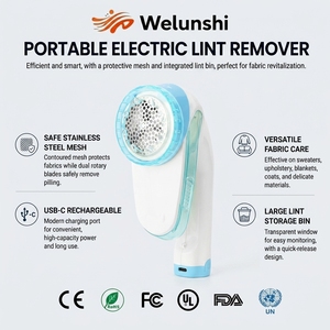 WLS-1802 Removedor de Pelusas Profesional para Ropa y Muebles, Recargable, para Suéteres, Mantas y Leggings - Product Image 1