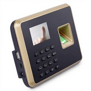 Dispositivo di Registrazione Oraria Autonomo Multilingue con Rilevamento Impronte Digitali per Check-in e Check-out - Product Image 1