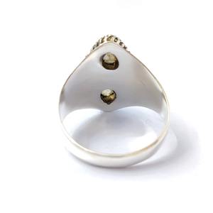 Bague en labradorite, argent sterling 925, bague en pierre précieuse, labradorite, collection artisanale, bagues fines, bijoux en argent, prix de gros - Product Image 4