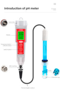 <span class=keywords><strong>PH</strong></span>-618L Pengukur Keasaman Akuarium, Pengukur Temperatur Digital 2 In 1 Alat Penguji Kualitas Air untuk Akuarium - Product Image 3