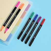 Haute Qualité En Plastique Permanent Double Point 6mm Papier 36 Couleurs Différentes Fibre Art Marqueurs Stylos