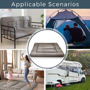 Châu Âu Tatami futon giường và nệm truyền thống Nhật Bản Nhật Bản sàn futon sofa nệm Tatami có thể gập lại với Polyester Bìa - Product Image 5