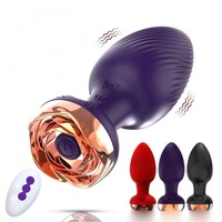 Vibrateur anal longo pour femmes, télécommande via application, 10 modes, design rose, rechargeable par USB, stimulation du point G.