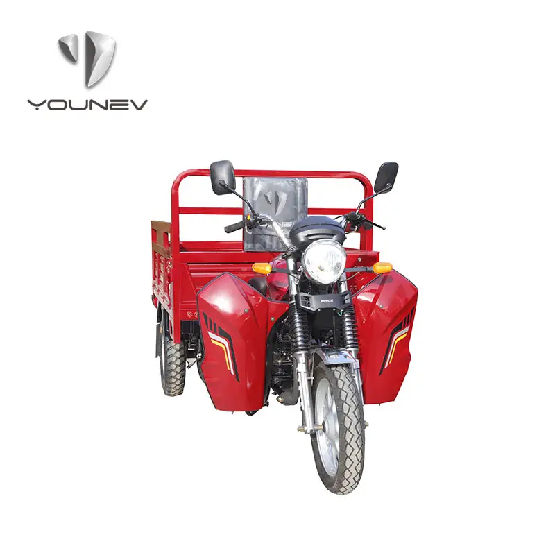 YOUNEV 111 - 150cc 12V Cargo Trikes motorisés 3 roues moto moteur refroidi par Air Tricycle