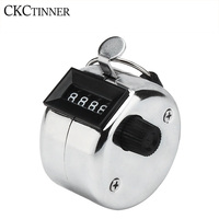 Compteur de nombres à 4 chiffres, Mini compteur de comptage à main, affichage de Clicker de Golf, comptage manuel Max. 9999 compteur d'entraînement