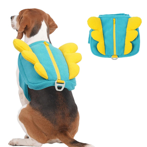 V102 personalizar lindas mochilas <span class=keywords><strong>para</strong></span> mascotas Arnés con bolsillos <span class=keywords><strong>para</strong></span> viajar caminar entrenamiento correr perro senderismo mochila cachorro portador - Product Image 1