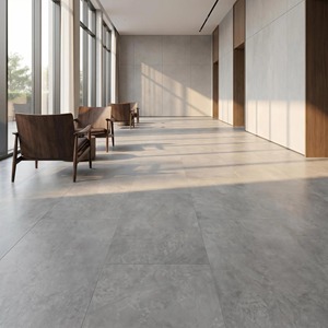 Revêtement de sol SPC aspect pierre industrielle 100 % étanche, système de pose à clipser, planches de <span class=keywords><strong>vinyle</strong></span> rigides - Product Image 6
