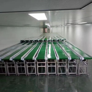 Endüstriyel fabrika atölye taşıma aksesuarları yeşil PVC konveyör bant örnekleri - Product Image 2