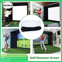 Cadre de simulateur de golf intérieur personnalisable, nouveau style de filet de frappe, tissu cible pour tous les niveaux, excellent pour les activités transfrontalières
