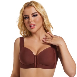 <span class=keywords><strong>Soutien</strong></span>-<span class=keywords><strong>gorge</strong></span> de <span class=keywords><strong>sport</strong></span> sexy en dentelle unie, sans armatures, à fermeture avant, push-up, coupe 3/4, sans couture, fin, pour femmes grandes tailles - Product Image 4