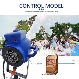 Machine à mousse à jet vertical haute puissance <span class=keywords><strong>2000W</strong></span>, canon à mousse pour fêtes, mariages, piscines, événements et scènes pour enfants - Product Image 3